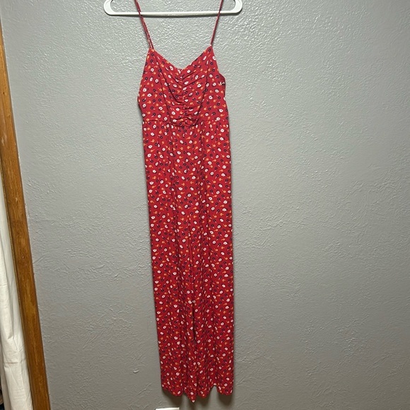 Madewell - ruched wide leg jump suit - Picture 5 of 5